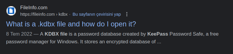 keepass files