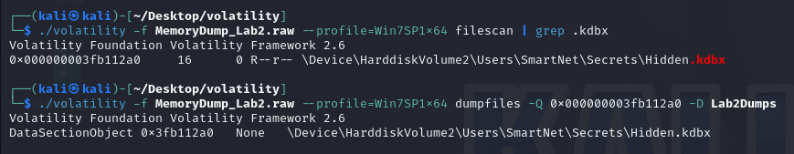 dump kdbx