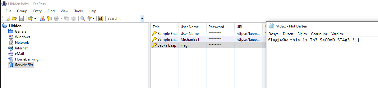 keepass flag