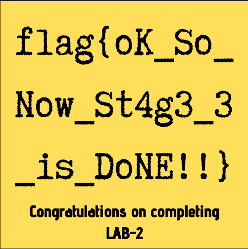 lab 2 final flag