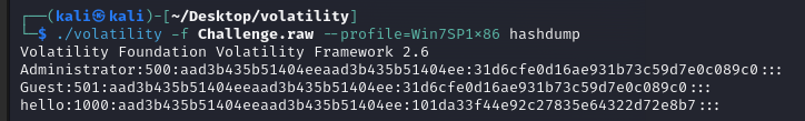 hashdump