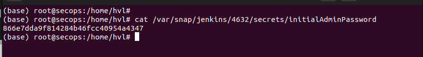 Admin password