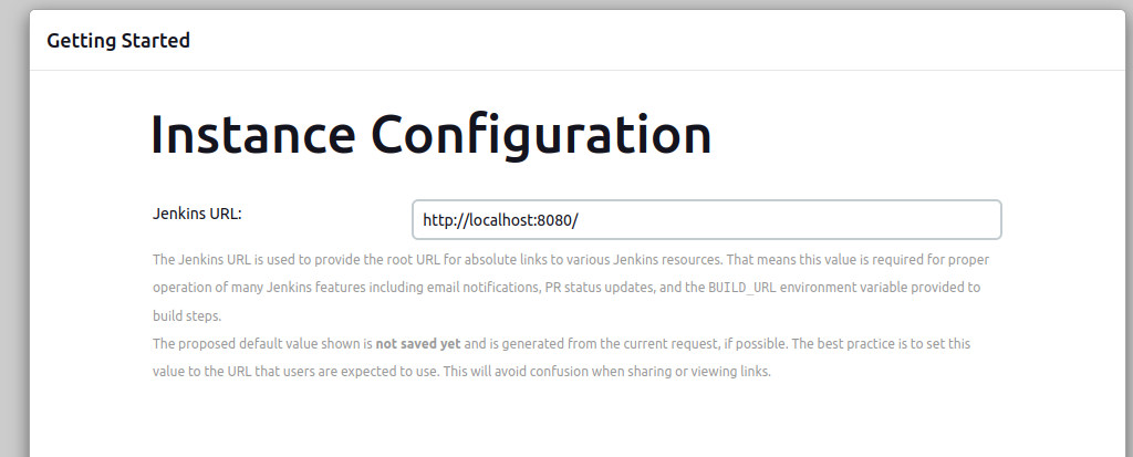 Configure URL