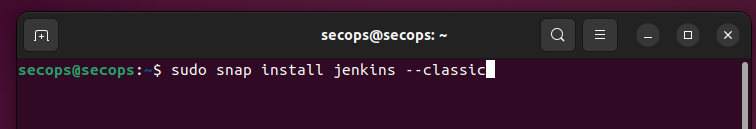 Jenkins install