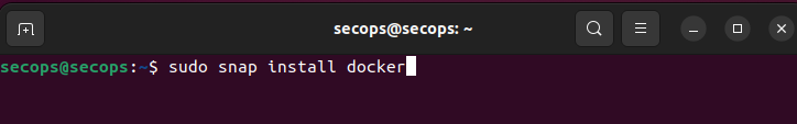 Docker install