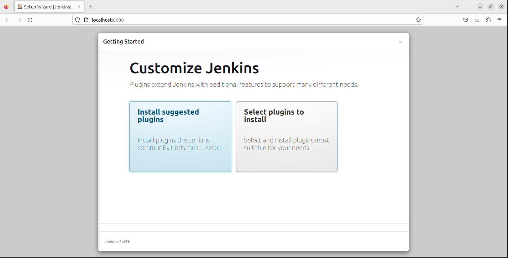 Plugin installation