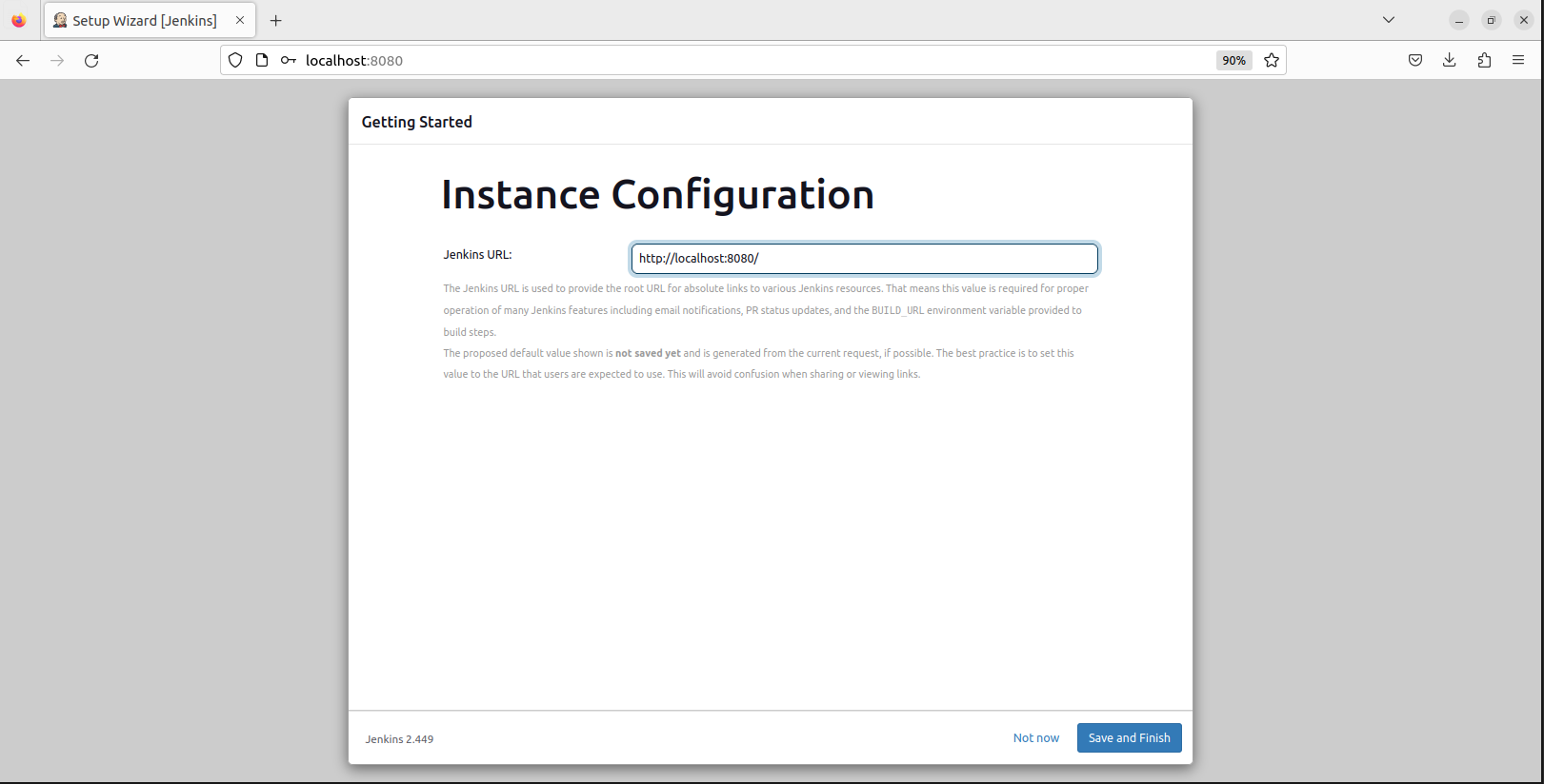 URL config