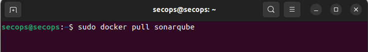 Docker pull sonarqube