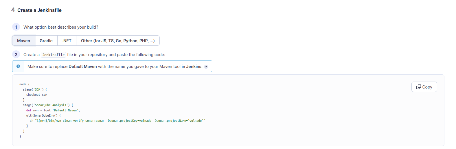 Maven config