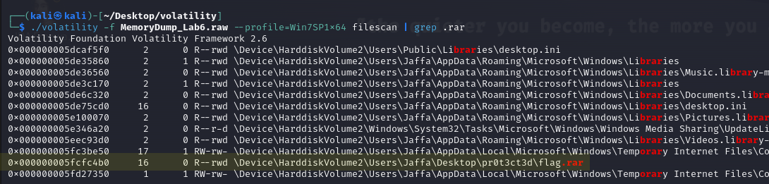 WinRAR files