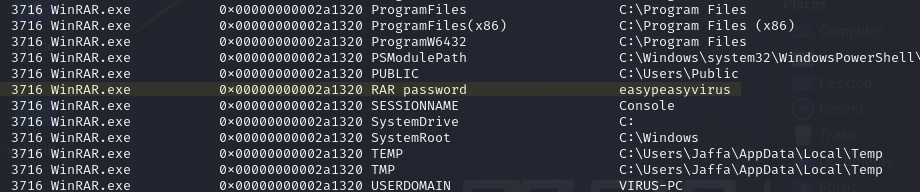 envars password